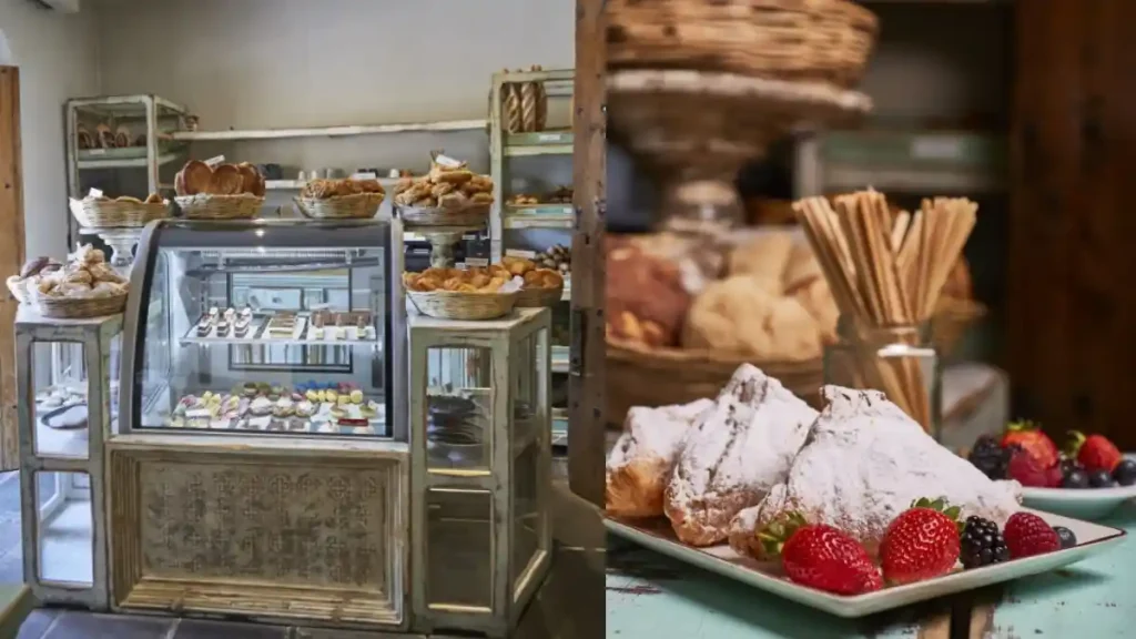 Panadería y postres de La Francesita Cafetería y Panadería.