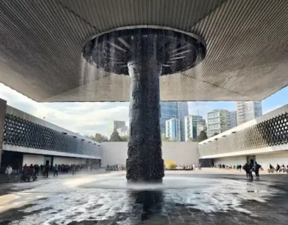 Entrada al Museo Nacional de Antropología de la CDMX.